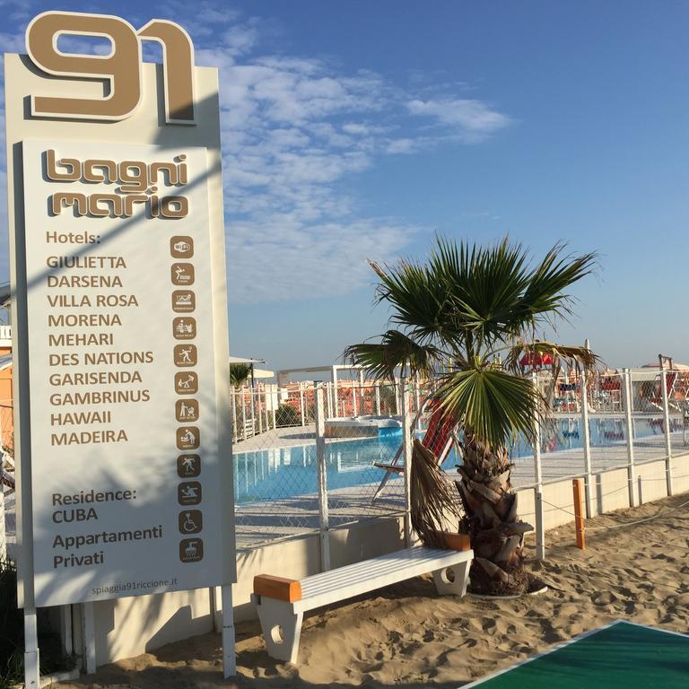 Hotel Mehari Riccione Exteriér fotografie